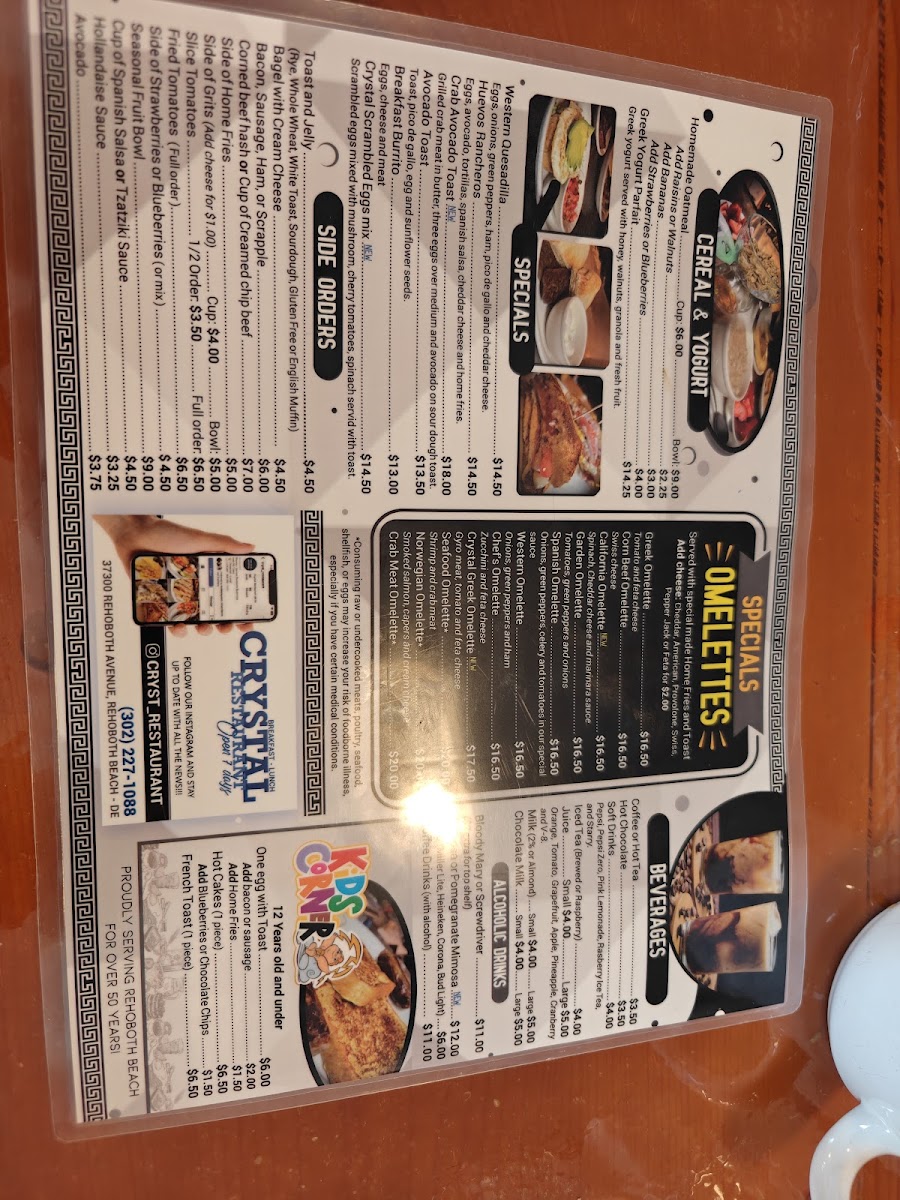 Menu Crystal Restaurant-9